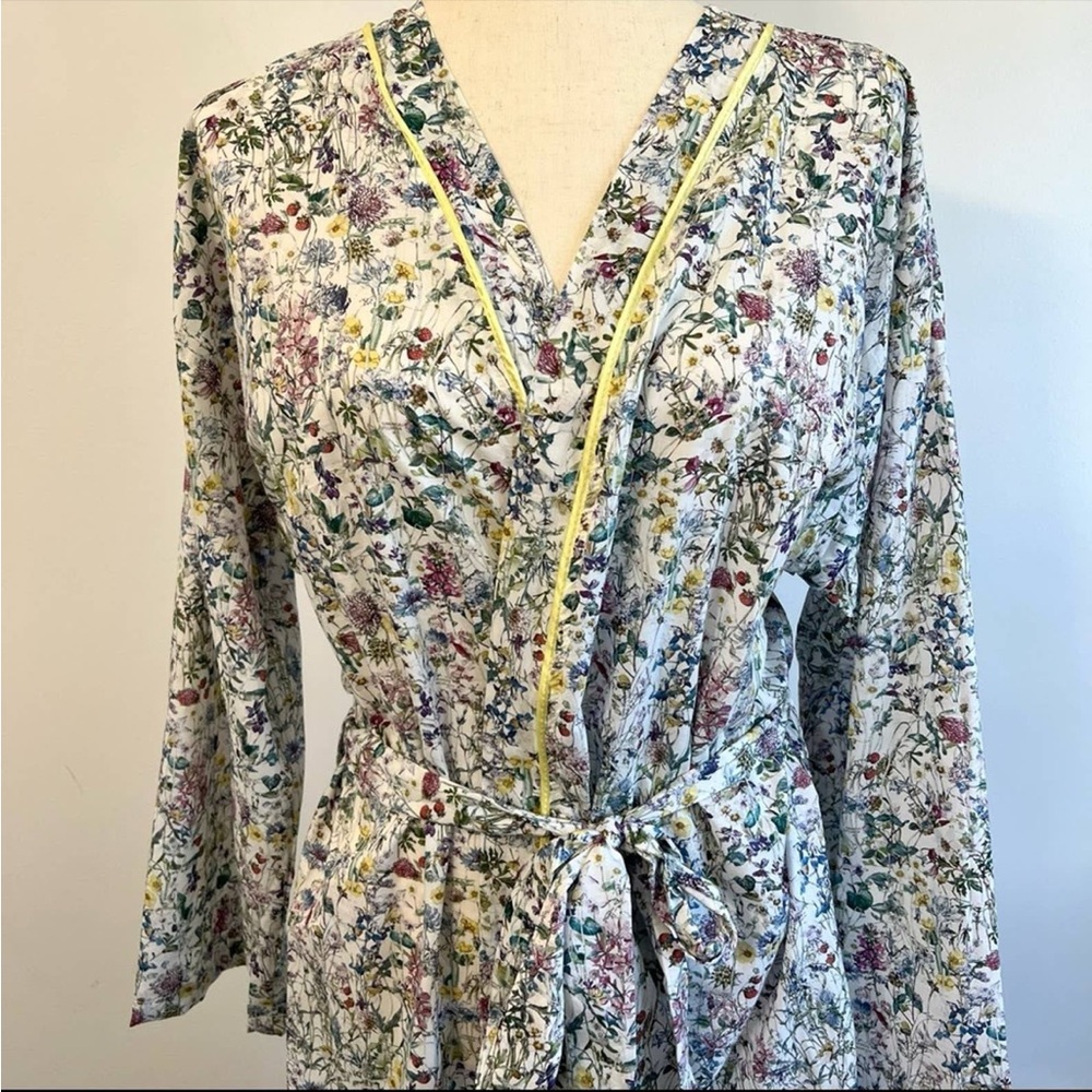 Anthropologie Botanical Print Kimono - Picture 9 of 10